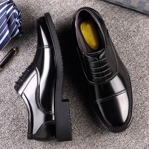 Genuine Leather Three-joint Men's Business Casual Formal Wear Leather Shoes