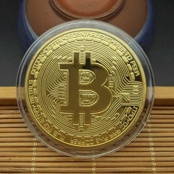 BITCoin Art Collection Gold Plated