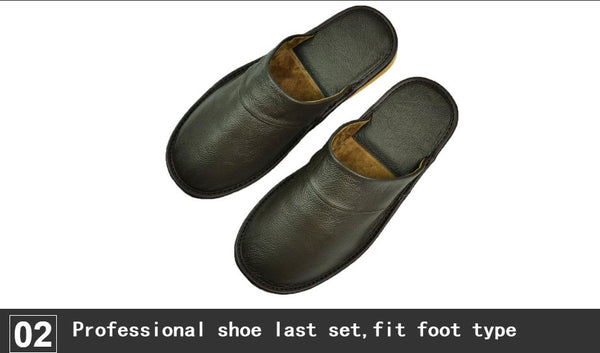 Genuine Leather Slippers